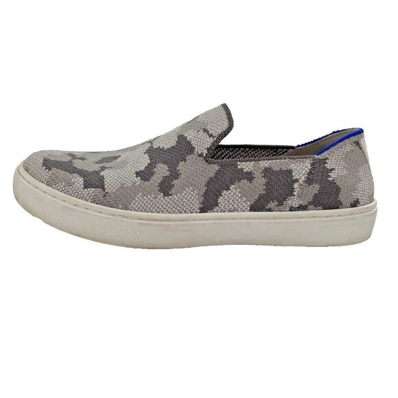 Rothy’s The Kids sneaker Gray Camo Size 4 Tennis Shoe - Picture 2 of 8